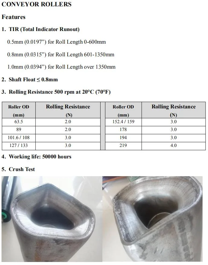 Carbon Conveyor Roller Idler Steel Shaft Drive Shaft for Conveyor Belt