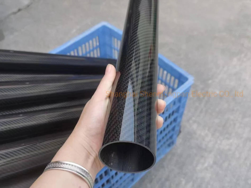 Carbon Fibre Anglecarbon Fiber Tube Connector Carbon Pipe Extrusion 3K Carbon Fibre Tubing