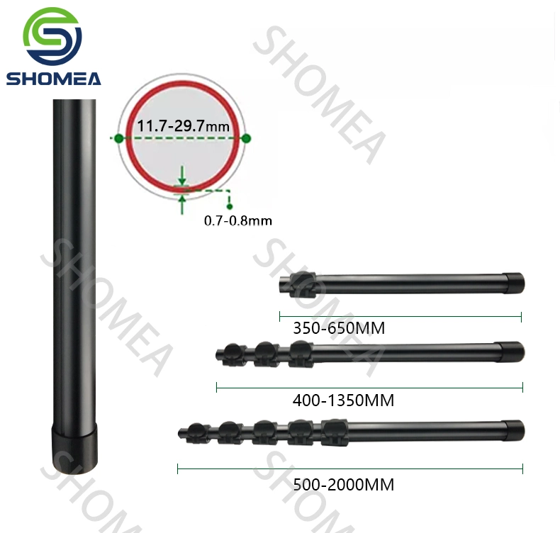 Custom 2022 New Design Professional Aluminum Telescopic Pole with Flip Lock