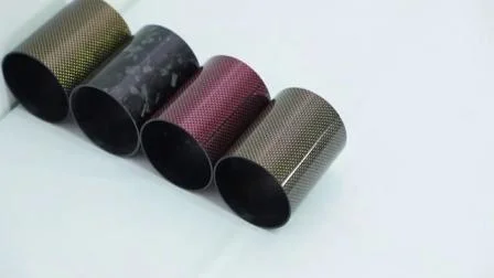 Pultrusion 3K Twill matt glänzend leichtes 10 mm quadratisches Kohlefaserrohr